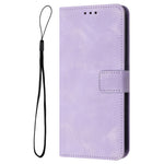For Samsung Galaxy S25+ / S24+ Mobile Phone Cover Skin-Touch PU Leather Anti-Scratch Stand Phone Case