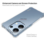 ENKAY HAT PRINCE For Xiaomi Redmi Note 13 Pro 4G / Poco M6 Pro 4G Case Four Corners Reinforced Clear TPU Phone Cover
