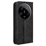 For Xiaomi 14 Ultra Case Vintage Leather Magnetic Flip Phone Cover