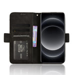 For Xiaomi 14 Ultra Case with Multiple Card Holders TPU Interior Protective PU Leather Cover