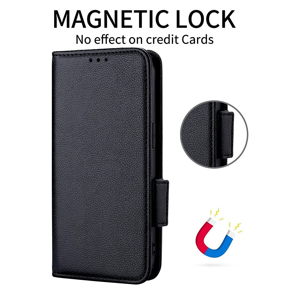 For Xiaomi 14 Ultra Case with Wrist Strap Litchi Texture PU Leather Wallet Phone Cover