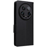 For Xiaomi 14 Ultra Case with Wrist Strap Litchi Texture PU Leather Wallet Phone Cover