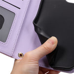 For Xiaomi Redmi 13C 4G / Poco C65 4G Case Wallet Rhombus Grid Pattern Phone Cover with Hand Strap