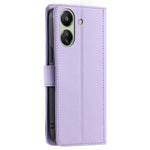 For Xiaomi Redmi 13C 4G / Poco C65 4G Case Wallet Rhombus Grid Pattern Phone Cover with Hand Strap