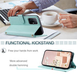 For Xiaomi 11T / 11T Pro Leather Case Wallet Card Holder Phone Cover with Shoulder Strap