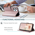 For Xiaomi Redmi 12 4G / Redmi 12 5G (Global) / Poco M6 Pro 5G Case Leather Wallet Anti-drop Phone Cover with 2 Straps