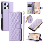 For Xiaomi Redmi 12 4G / Redmi 12 5G (Global) / Poco M6 Pro 5G Case Leather Wallet Anti-drop Phone Cover with 2 Straps