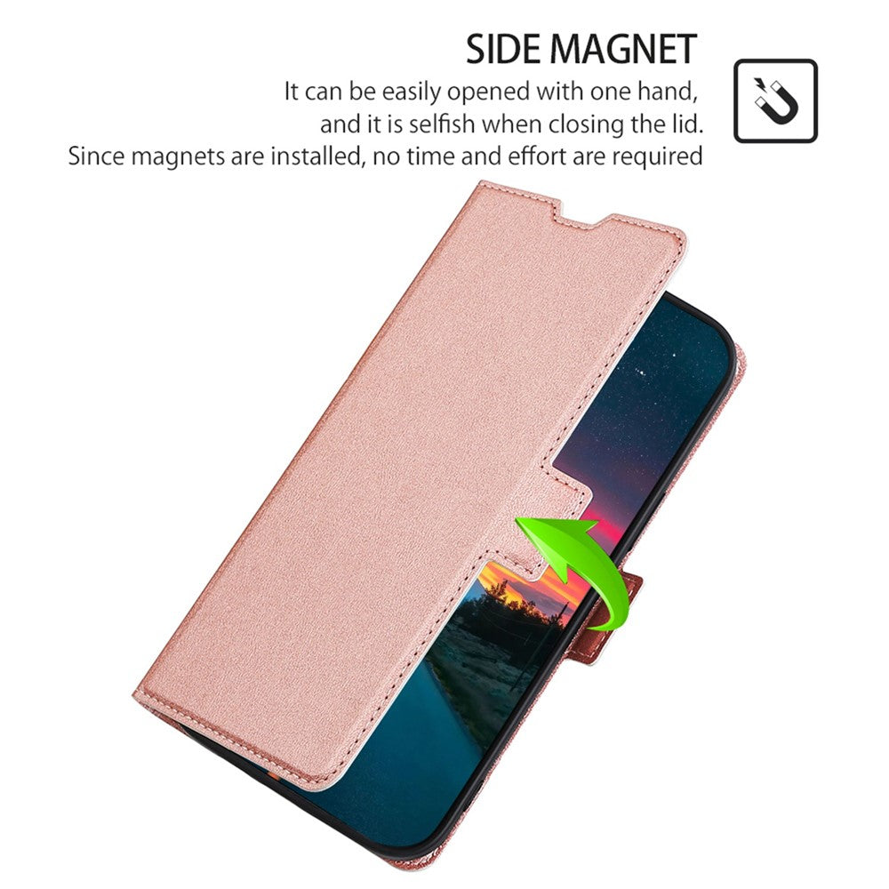 For Xiaomi Redmi Note 13 5G Case Slim PU Leather Shockproof Phone Cover with Card Holder