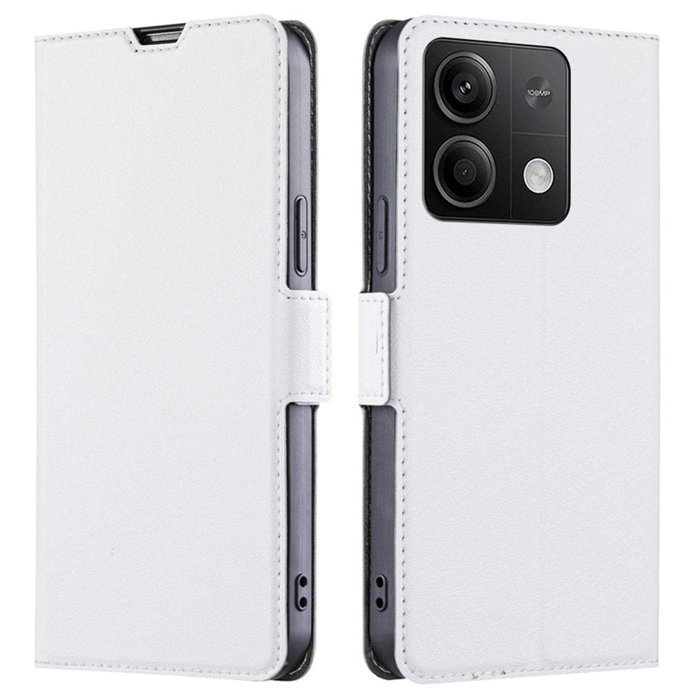 For Xiaomi Redmi Note 13 5G Case Slim PU Leather Shockproof Phone Cover with Card Holder