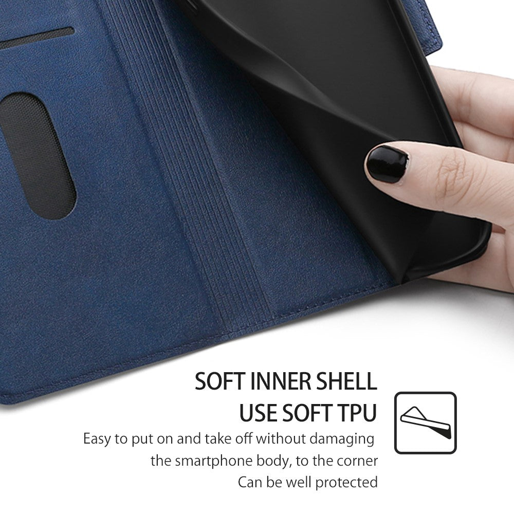 For Xiaomi Redmi Note 13 Pro+ 5G Case Protective TPU Inner Shell PU Leather Phone Cover
