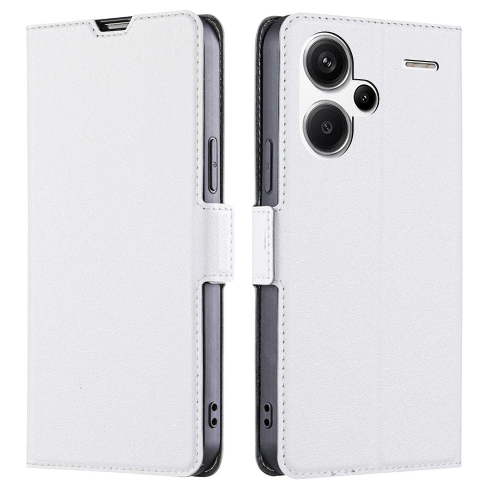 Xiaomi Redmi Note 13 Pro+ 5G-skal Skyddande TPU-innerskal PU-lädermobilfodral