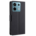 Xiaomi Redmi Note 13 Pro 5G / Poco X6 5G Skyddsskal TPU Innerskal PU Läder mobilfodral