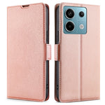 Xiaomi Redmi Note 13 Pro 5G / Poco X6 5G Skyddsskal TPU Innerskal PU Läder mobilfodral