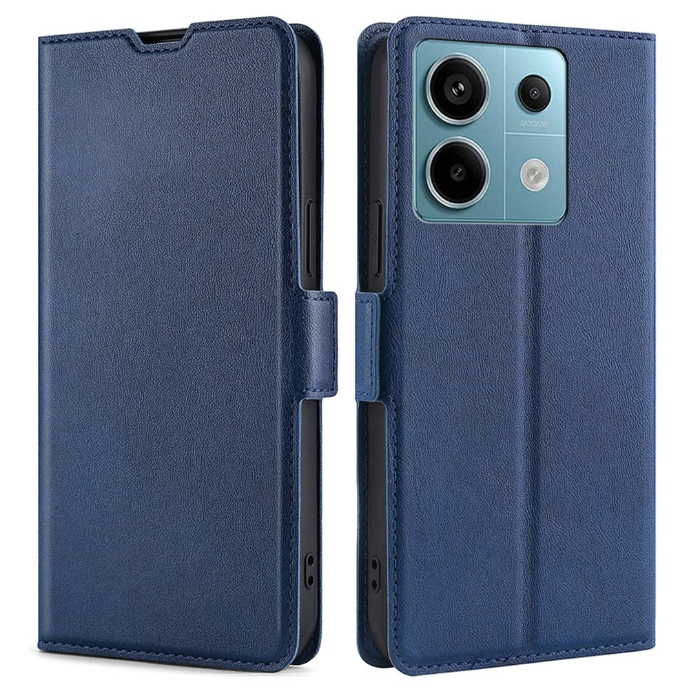 For Xiaomi Redmi Note 13 Pro 5G / Poco X6 5G Protective Case TPU Inner Shell PU Leather Phone Cover