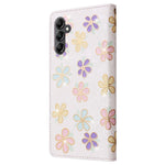 Til Samsung Galaxy A15 4G / 5G Læder Cover RFID Blokerende Flip Folio Lakeret Telefon Etui