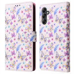 Til Samsung Galaxy A15 4G / 5G Læder Cover RFID Blokerende Flip Folio Lakeret Telefon Etui