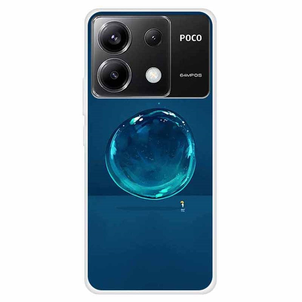 Xiaomi Redmi Note 13 Pro 5G / Poco X6 5G TPU-mobilskal Mönstertryck Baksida