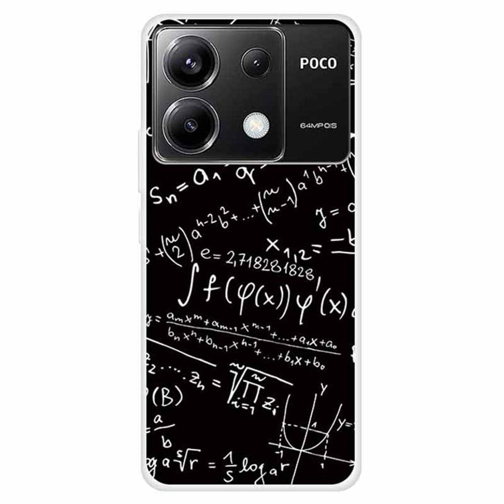 Xiaomi Redmi Note 13 Pro 5G / Poco X6 5G TPU-mobilskal Mönstertryck Baksida