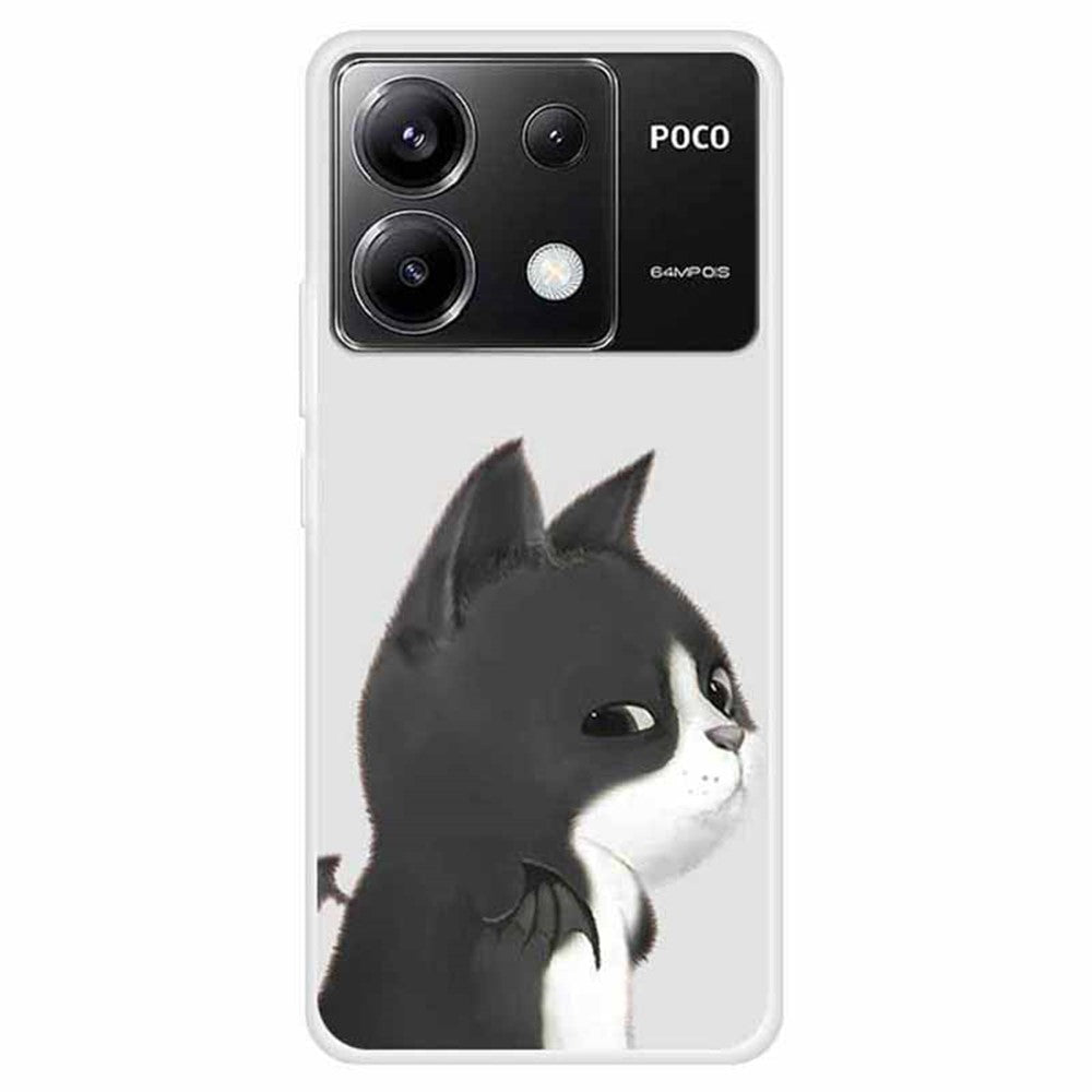 Xiaomi Redmi Note 13 Pro 5G / Poco X6 5G TPU-mobilskal Mönstertryck Baksida