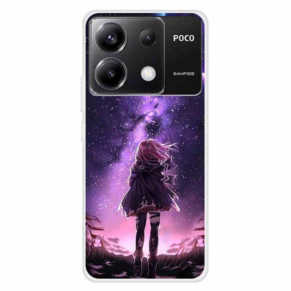 Xiaomi Redmi Note 13 Pro 5G / Poco X6 5G Slim Skal Stötsäkert TPU Mönster mobilskal