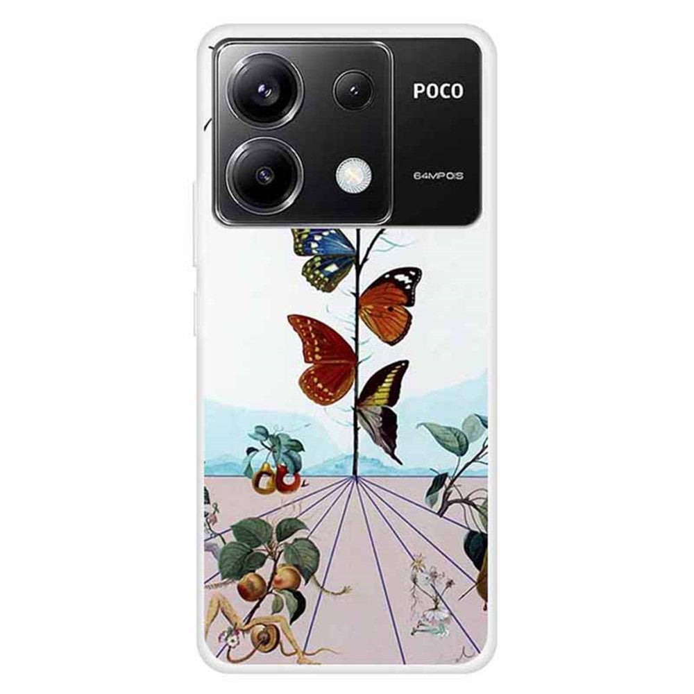 For Xiaomi Redmi Note 13 Pro 5G / Poco X6 5G Slim Case Shockproof TPU Pattern Phone Cover