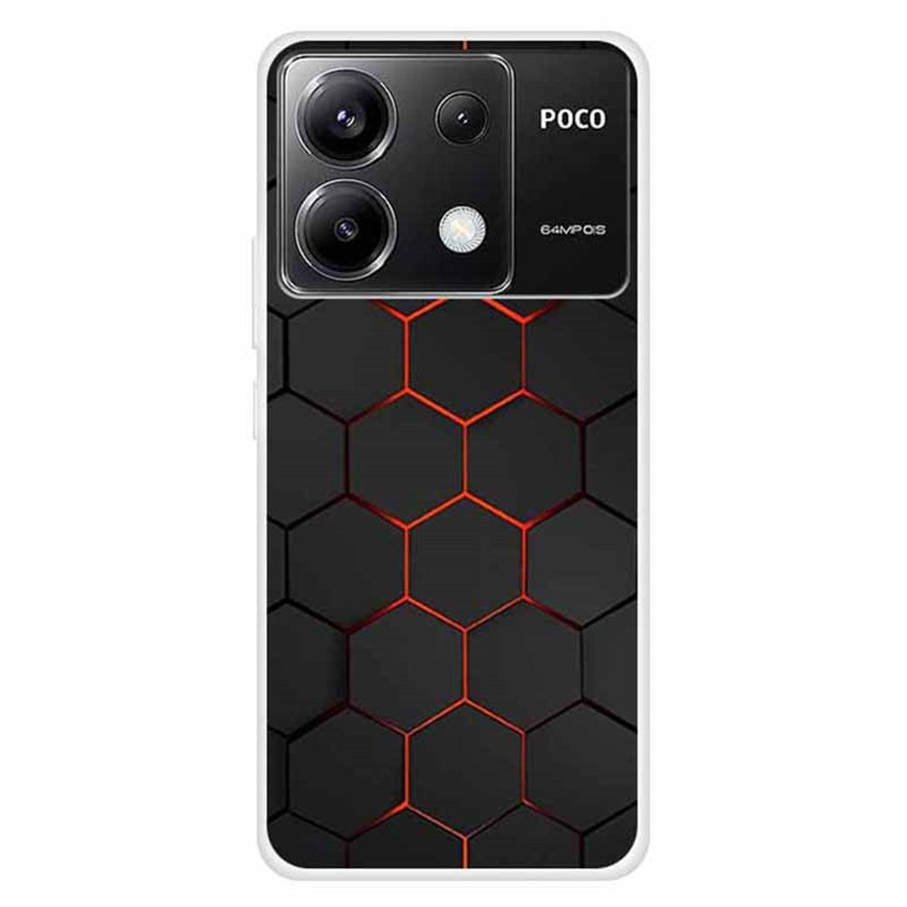 For Xiaomi Redmi Note 13 Pro 5G / Poco X6 5G Slim Case Shockproof TPU Pattern Phone Cover