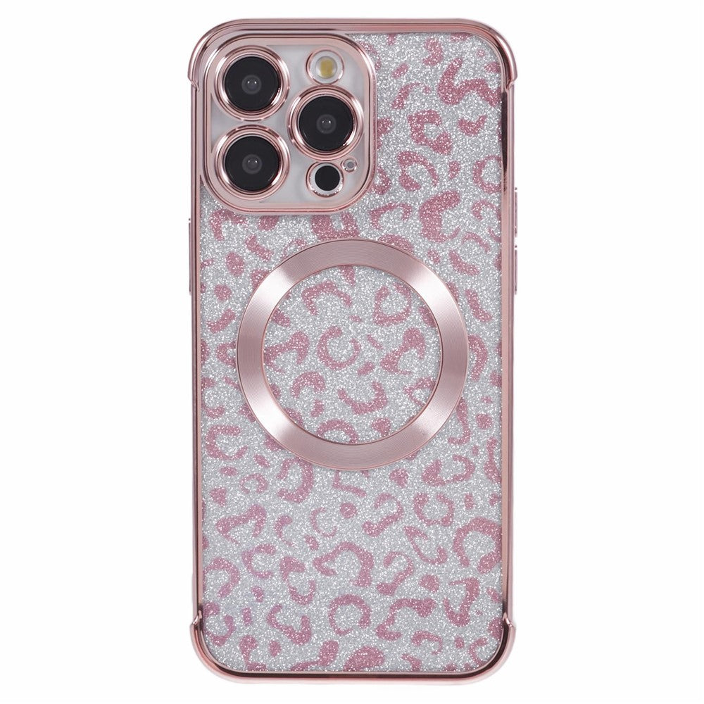 HRF Series for iPhone 12 Pro Max TPU Case Compatible with MagSafe Electroplating Phone Cover