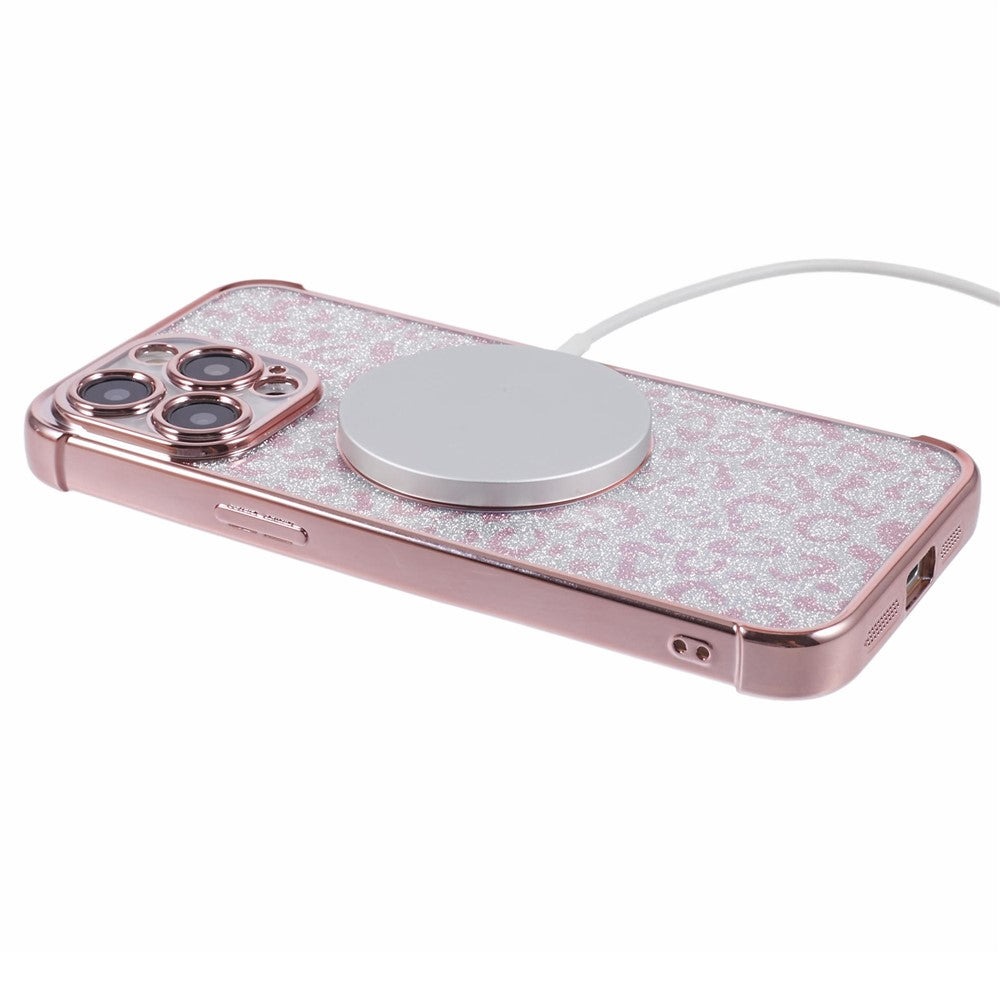 HRF Series for iPhone 12 Pro Max TPU Case Compatible with MagSafe Electroplating Phone Cover