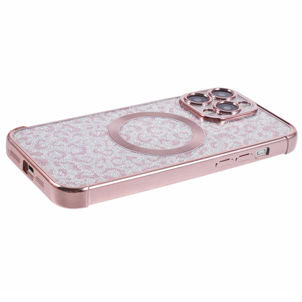 HRF Series for iPhone 12 Pro Max TPU Case Compatible with MagSafe Electroplating Phone Cover