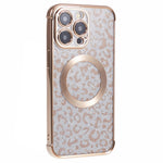 HRF Series for iPhone 12 Pro Max TPU Case Compatible with MagSafe Electroplating Phone Cover
