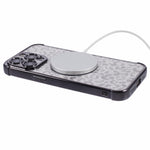 HRF-serien för iPhone 13 Pro Max-skal med elektroplätering, magnetiskt TPU-fodral, leopardmönster