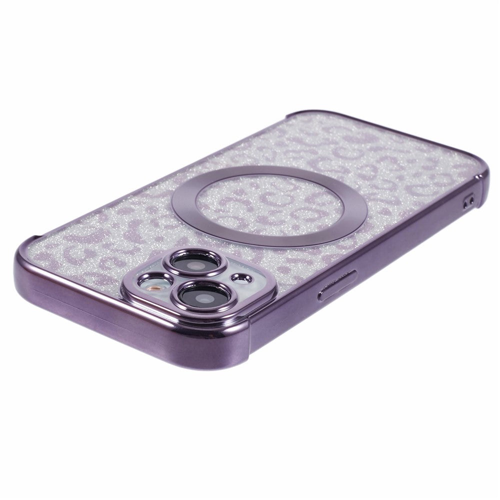 HRF-serie til iPhone 14 TPU-cover Leopardgalvanisering Kompatibel med MagSafe
