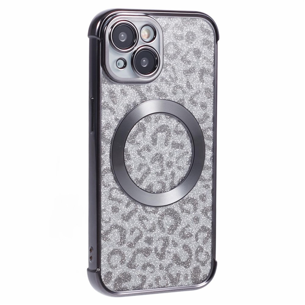 HRF-serie til iPhone 14 TPU-cover Leopardgalvanisering Kompatibel med MagSafe