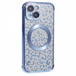 HRF-serie til iPhone 14 TPU-cover Leopardgalvanisering Kompatibel med MagSafe