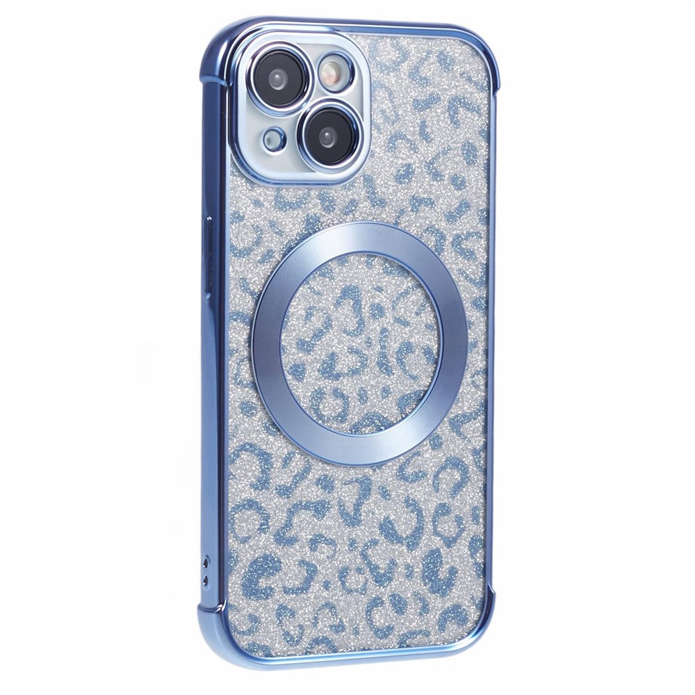 HRF-serie til iPhone 14 TPU-cover Leopardgalvanisering Kompatibel med MagSafe