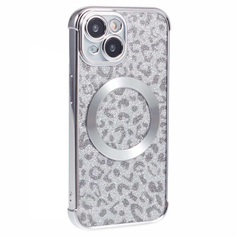 HRF-serie til iPhone 14 TPU-cover Leopardgalvanisering Kompatibel med MagSafe