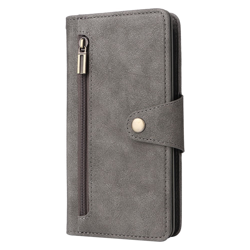For Xiaomi Redmi Note 13 Pro 4G / Poco M6 Pro 4G Case Leather Wallet Phone Cover Rivet Decor