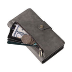 For Xiaomi Redmi Note 13 Pro 4G / Poco M6 Pro 4G Case Leather Wallet Phone Cover Rivet Decor