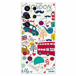 For Samsung Galaxy S24 Ultra Case Soft TPU Pattern Printing Phone Cover