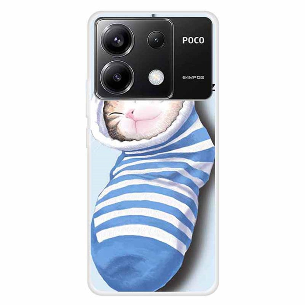 For Xiaomi Redmi Note 13 Pro 5G / Poco X6 5G Case Pattern Printing TPU Slim Phone Cover