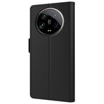 Xiaomi 14 Ultra-lædercover, magnetisk mobilcover med spejl, PU+TPU-tegnebogsetui