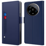 Xiaomi 14 Ultra-lædercover, magnetisk mobilcover med spejl, PU+TPU-tegnebogsetui