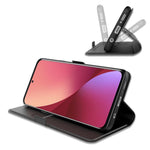 For Xiaomi 14 Ultra Case TPU Inner Shell Card Holder Leather Stand Phone Cover