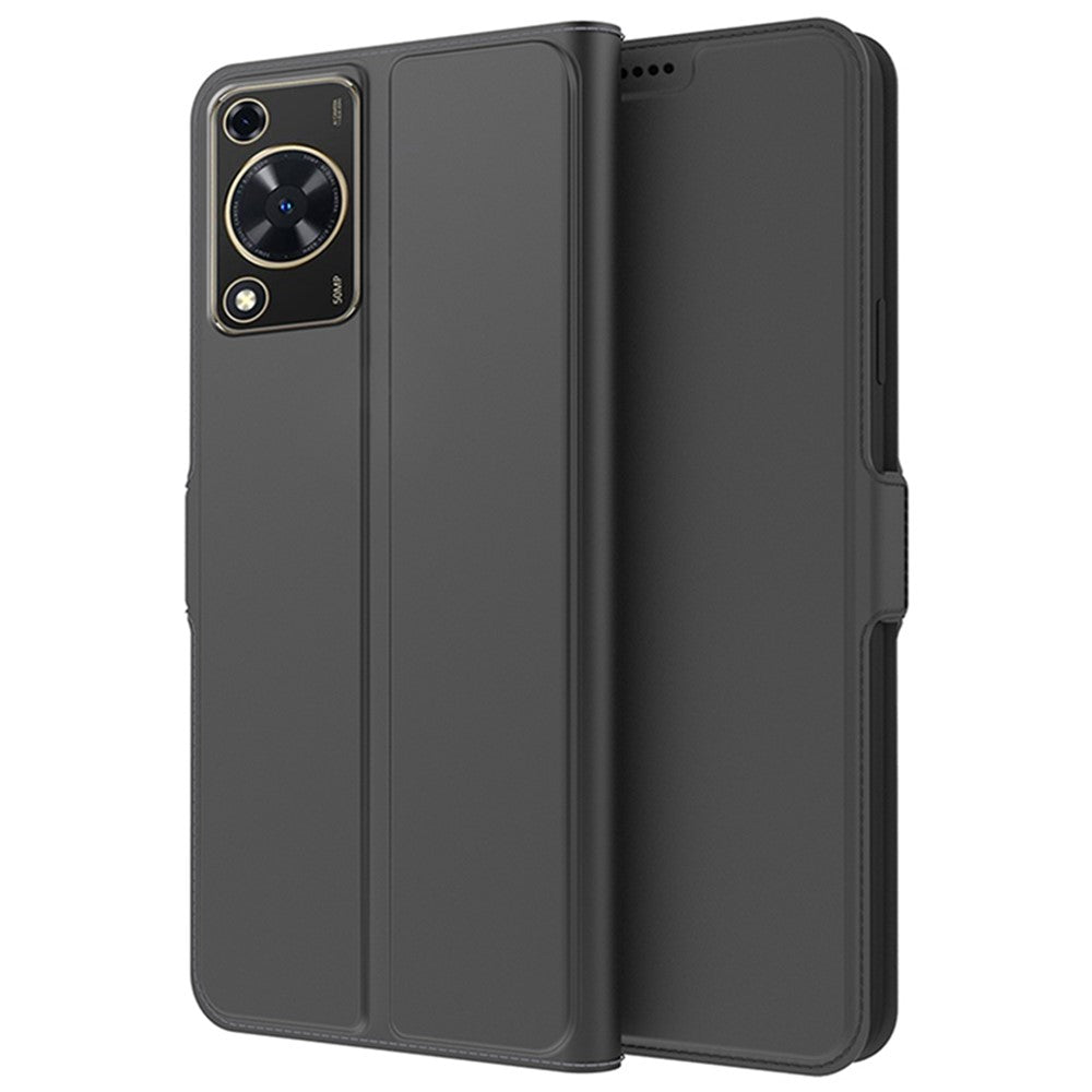 For Huawei nova Y72 4G / Enjoy 70 Case Card Holder Viewing Stand PU Leather Phone Cover