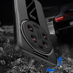 Q.COO For Xiaomi 13 Ultra Mobile Phone Cover TPU+Acrylic+PU Leather Cell Phone Case