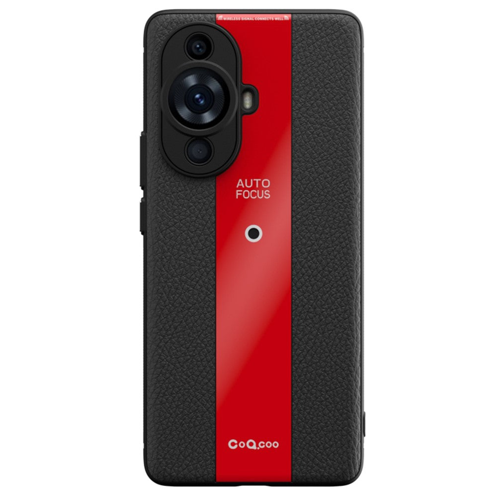 Q.COO For Huawei nova 11 Pro / nova 11 Ultra Case Non-slip TPU+Acrylic+Leather Phone Protector