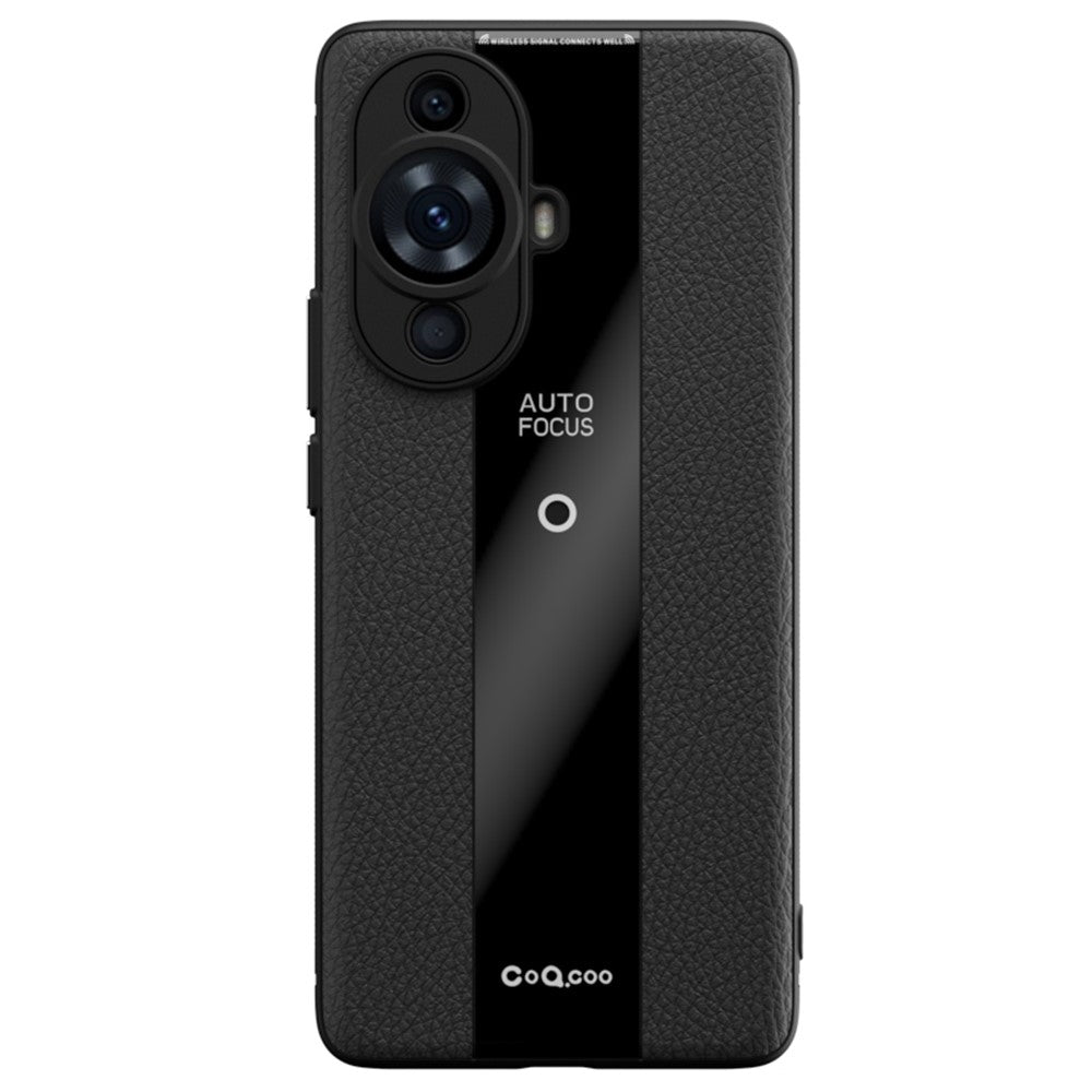 Q.COO För Huawei Nova 11 Pro / Nova 11 Ultra Skal Halkfritt TPU+Akryl+Läder Mobilskydd