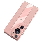 Q.COO Art-skal för Huawei P60, läder + TPU + akryl, lätt smartphone-skal