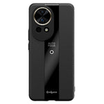 Q.COO Non-slip Case for Huawei nova 12 Pro 5G / 12 Ultra 5G Cover Leather+TPU+Acrylic Slim Smartphone Shell