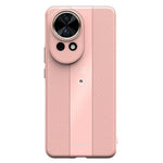Q.COO Non-slip Case for Huawei nova 12 Pro 5G / 12 Ultra 5G Cover Leather+TPU+Acrylic Slim Smartphone Shell